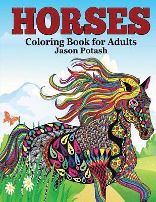 Horses Coloring Book For Adults 1