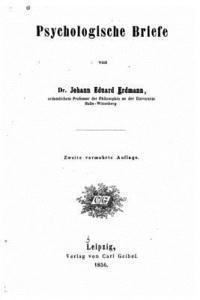 Johann Eduard Erdmann - Psychologische Briefe, Häftad