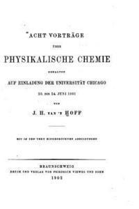 bokomslag Acht Vorträge über physikalische Chemie gehalten auf Einladung