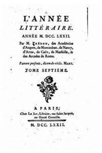 bokomslag L'Année littéraire - Tome VII