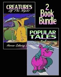 bokomslag Creatures Of The Night & Popular Tales - Coloring Book (2 Book Bundle)