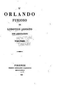 bokomslag L'Orlando furioso