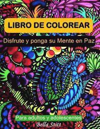 bokomslag Libro de colorear para adultos y adolescentes: Disfrute y ponga su mente en paz