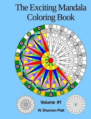 bokomslag The Exciting Mandala Coloring Book #1: Brilliant Coloring Books