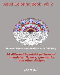 bokomslag Adult Coloring Book: Relieve Stress and Anxiety with Coloring