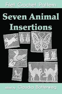 Seven Animal insertions Filet Crochet Pattern: Complete Instructions and Chart 1