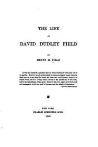 bokomslag The Life of David Dudley Field