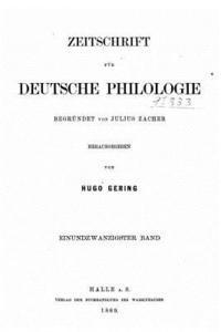 bokomslag Zeitschrift Für Deutsche Philologie