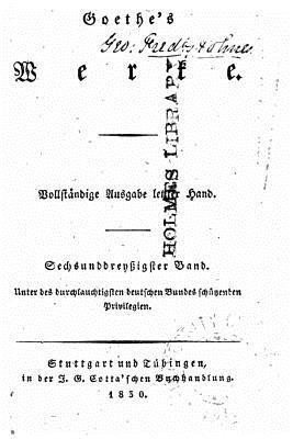Johann Wolfgang Von Goethe - Goethe's werke, Häftad
