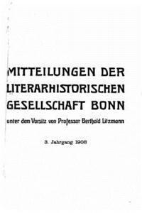 bokomslag Mitteilungen der Literarhistorischen Gesellschaft Bonn