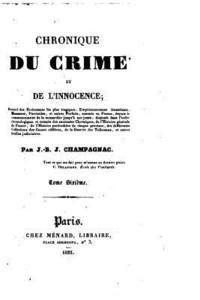 bokomslag Chronique du crime et de l'innocence