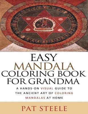 Easy Mandala Coloring Book For Grandma 1