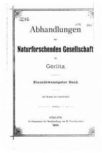 bokomslag Abhandlungen der Naturforschenden Gesellschaft zu Görlitz