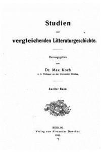 bokomslag Studien zur vergleichenden literaturgeschichte