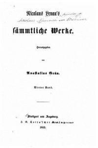 Nicolaus Lenau's sämmtliche Werke 1