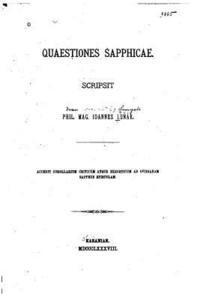 bokomslag Quaestiones Sapphicae