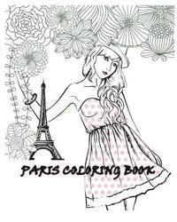 Paris Coloring Book: Paris Fashions Coloring Book 1