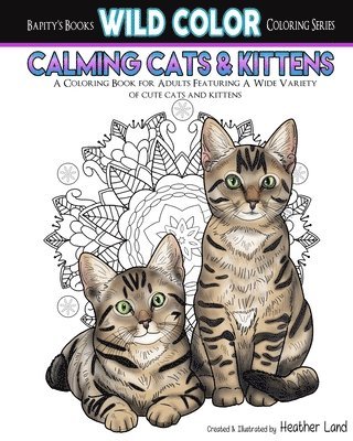 Calming Cats & Kittens: Adult Coloring Book 1