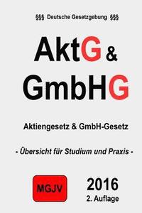 bokomslag Aktg & Gmbhg: Aktiengesetz Und Gmbh-Gesetz
