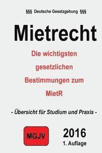 Redaktion M. G. J. V., Verlag M. G. J. V. - Mietrecht, Häftad. Tillgänglighet: Lägg i varukorg