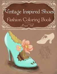 bokomslag Vintage Inspired Shoes Fashion Coloring Book