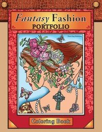 bokomslag Fantasy Fashion Portfolio: Coloring Book