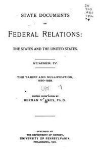 bokomslag State documents on Federal relations, the States and the United States