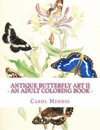 bokomslag Antique Butterfly Art II - An Adult Coloring Book