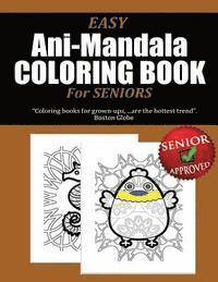 bokomslag Easy Ani-Mandala Coloring Book for Seniors
