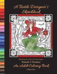 bokomslag A Textile Designer's Sketchbook: An Adult Coloring Book