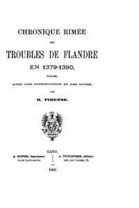 bokomslag Chronique rimée des troubles de Flandre - 1379-1380