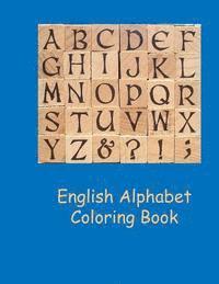 bokomslag English Alphabet Coloring Book