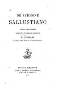 bokomslag De sermone Sallustiano