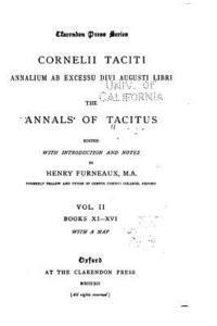 bokomslag Cornelii Taciti Annalium ab excessu divi Augusti libri, The Annals of Tacitus - Vol. II