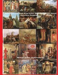 Britney Grimm Shakespeare - Adult Coloring Book: King Arthur Merlin's Camelot Sword Excalibur Vampire: Companion Media Tie-In, Häftad