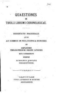 bokomslag Quaestiones in Tibulli librum I chronologicae