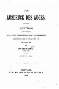 bokomslag Der Ausdruck des Auges