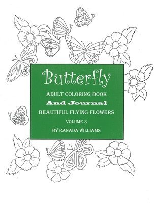 bokomslag Butterfly Adult Coloring Book, Volume 3