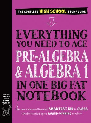 Jason Wang, Workman Publishing - Everything You Need to Ace Pre-Algebra and Algebra I in One Big Fat Notebook, Häftad