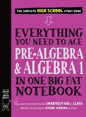 bokomslag Everything You Need to Ace Pre-Algebra and Algebra I in One Big Fat Notebook