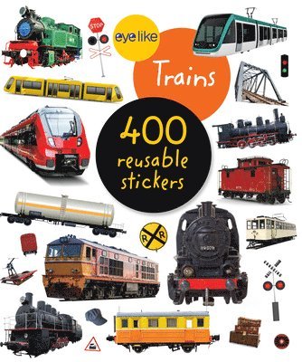Workman Publishing - Eyelike Stickers: Trains, Häftad