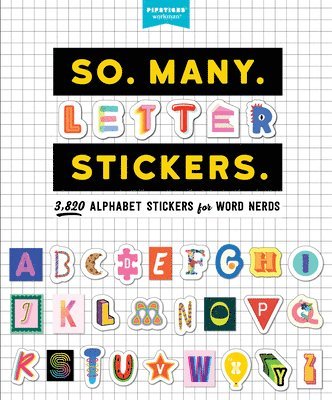 So. Many. Letter Stickers. 1