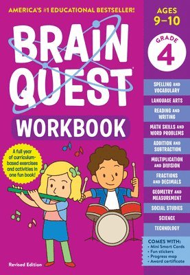 bokomslag Brain Quest Workbook: 4th Grade (Revised Edition)