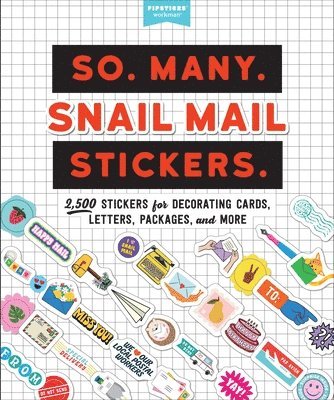 So. Many. Snail Mail Stickers. 1