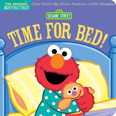 Indestructibles: Sesame Street: Time for Bed!: Chew Proof - Rip Proof - Nontoxic - 100% Washable (Book for Babies, Newborn Books, Safe to Chew) 1