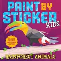 bokomslag Paint by Sticker Kids: Rainforest Animals