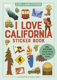 bokomslag I Love California Sticker Book