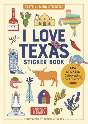 bokomslag I Love Texas Sticker Book