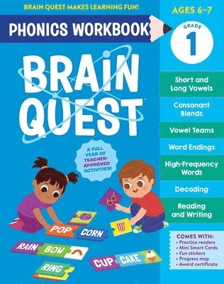 bokomslag Brain Quest Phonics Workbook: Grade 1
