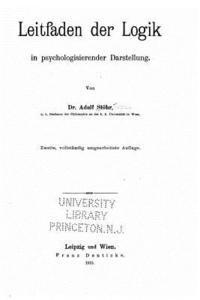 bokomslag Leitfaden Der Logik in Psychologisierender Darstellung